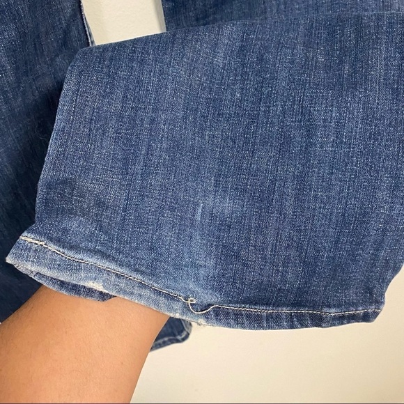 Wrangler Jeans Girls Size 15 Blue Denim Stretch Boot Cut Jeans - Picture 6 of 9